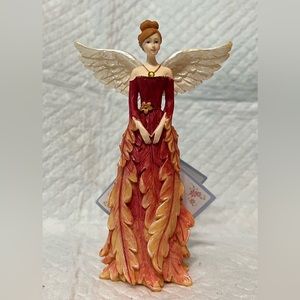 Angel Figurine November Birthstone Citrine Strength “Power Of Believing” Scorpio